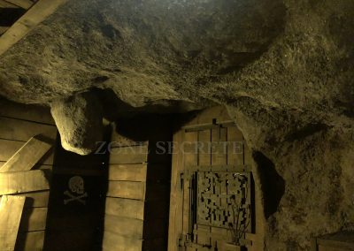 Création d'une grotte ultra réalise en béton.